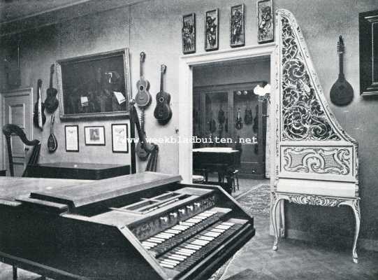 Zuid-Holland, 1929, Den Haag, De muziekhistorische afdeeling van het museum Scheurleer te 's-Gravenhage. Clavicymbaal