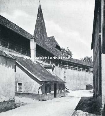 Duitsland, 1929, Nrdlingen,  Een fragment van den vestingmuur te Nrdlingen