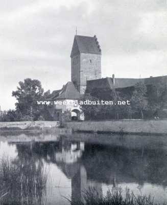 Duitsland, 1930, Dinkelsbhl, Dinkelsbhl. Rothenburgerpoort van de landzijde gezien