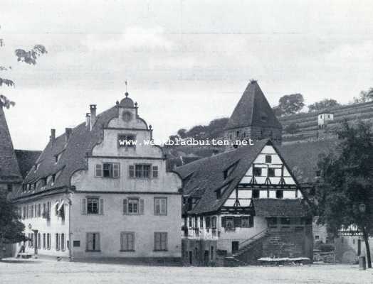Duitsland, 1930, Maulbronn, Het Klooster Maulbronn. Bijgebouwen van het Klooster in Maulbronn