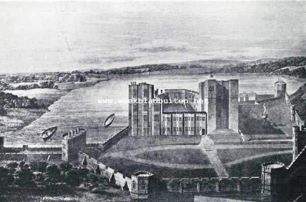 Engeland, 1930, Kenilworth, Kenilworth Castle in 1620