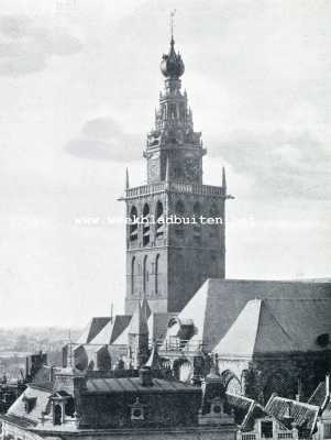 Gelderland, 1930, Nijmegen, De toren van Nijmegens Groote Kerk