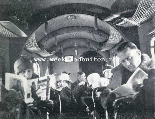 Onbekend, 1930, Onbekend, In de passagierscabine van een Junkersvliegtuig