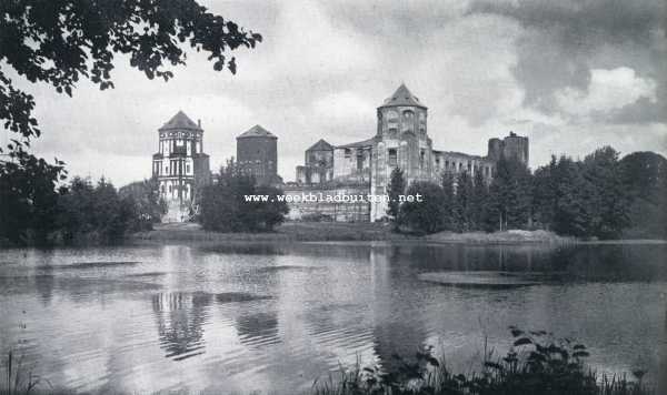 Wit-Rusland, 1930, Mir, Kasteelen in Polen. Het Kasteel van Mir