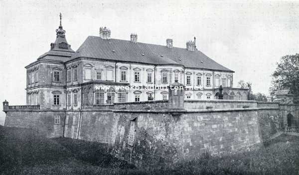 Oekrane, 1930, Pidhirtsi, Kasteelen in Polen. Het Kasteel van Podhorce