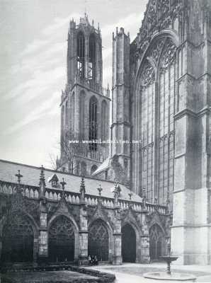 Utrecht, 1930, Utrecht, Utrecht. De Domtoren en de Koorgang der Domkerk