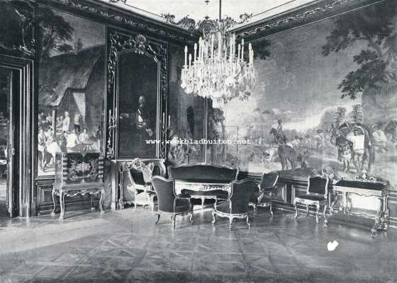 Oostenrijk, 1930, Wenen, Schoenbrunn en Maria Theresia. Het vertrek in Schnbrunn, waar Napoleon I heeft gewoond
