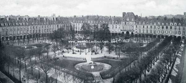 Frankrijk, 1930, Parijs, De Place des Vosges, vroeger Place Royal te Parijs