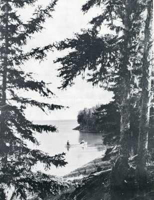 Canada, 1930, Onbekend, Prince Albert National Park, Canada, Stony Point aan het Kingsmere-meer