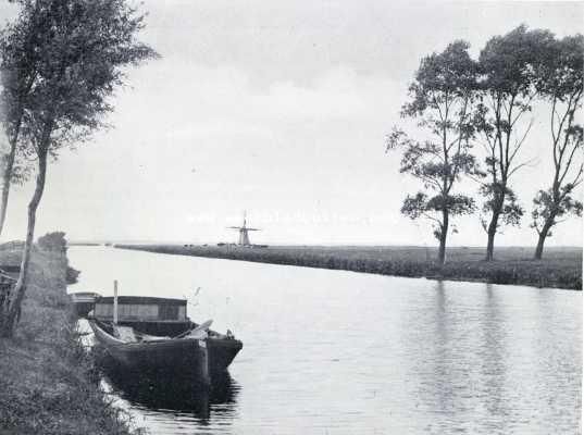 Friesland, 1930, Onbekend, Op Friesland's wateren. Het Bergumermeer