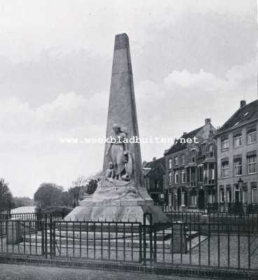 Noord-Holland, 1930, Den Helder, Het land van Huisduinen en Den Helder. Den Helder. Monument ter herinnering aan de slachtoffers vanden Wereldoorlog behoorende tot de Nederlandsche Marine (1922)