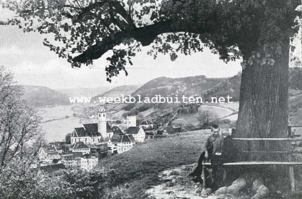 Duitsland, 1930, Horb am Neckar, Gezicht op Horb