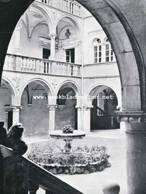 Oostenrijk, 1930, Spittal an der Drau, Het Porzia Paleis te Spital aan de Drau