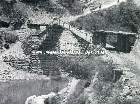Onbekend, 1930, Onbekend, Een rieten brug aan de grens van Tibet