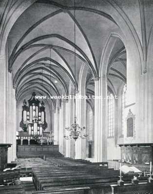 Utrecht, 1930, Utrecht, Het schip der St. Jacobskerk te Utrecht
