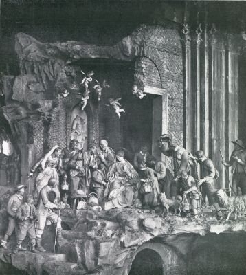 Onbekend, 1931, Onbekend, DE VEREERING VAN HET KINDEKE JEZUS DOOR DE HERDERS. DE HOOFDGROEP

UIT DE VERMAARDE NAPOLITAANSCHE KERSTKRIBBE IN HET BEIERSCHE NATIONALE MUSEUM TE MNCHEN