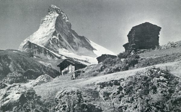 IN HET BERNER OBERLAND. DE MATTERHORN BIJ ZERMATT