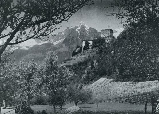 Itali, 1931, Meran, Meran, het Land der Burchten. Slot Goyen