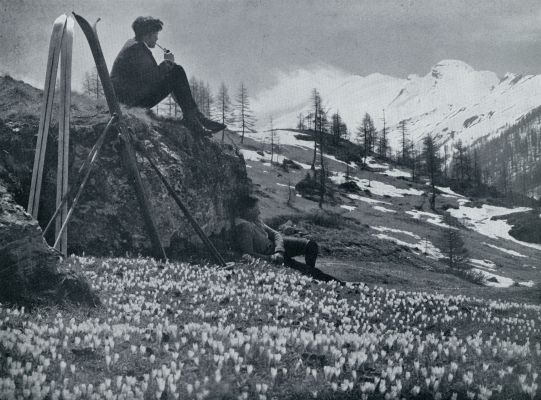 Onbekend, 1931, Onbekend, Als de sneeuw smelt. Na den laatsten ski-tocht in de lente