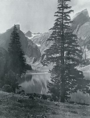 In onbekend Zwitserland. Seealp-meer en Sntis