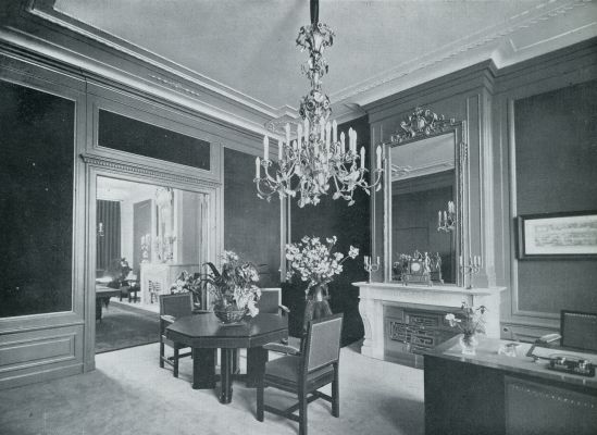 Noord-Holland, 1931, Amsterdam, Het Huis Heerengracht 556. Een der kamers in het Huis Heerengracht 556