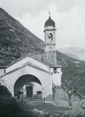 Itali, 1931, Ossuccio, Aan het Comomeer. De Madonna del Soccosso