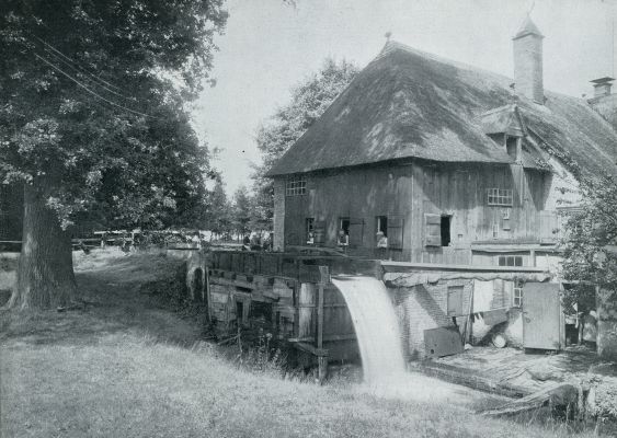 Gelderland, 1931, Vaassen, Naar den Cannenborg. De watermolen bij den Cannenborg