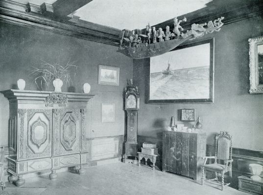 Gelderland, 1931, Vaassen, Naar den Cannenborg. Een kamer op den Cannenborg