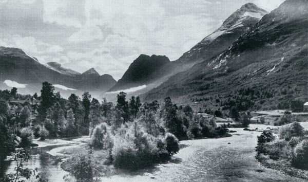 Noorwegen, 1931, Onbekend, Noorwegen. Landschap bij Molde