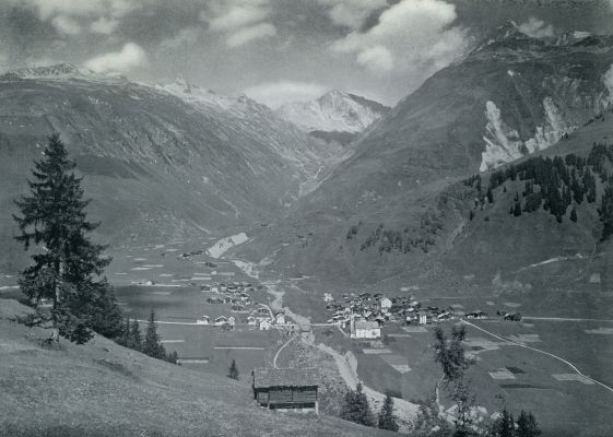 Zwitserland, 1931, Tujetsch, Met den 