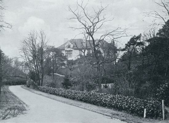 Noord-Holland, 1931, Bloemendaal, Rondom Haarlem. Weg naar het Kopje te Bloemendaal