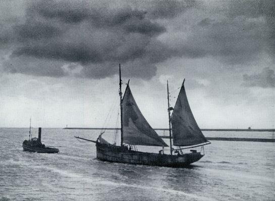 Rondom Haarlem. Buitenhaven te Ijmuiden