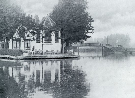 Zuid-Holland, 1931, Voorschoten, Voorschoten. Allemansgeest aan den Vliet