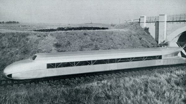 Duitsland, 1931, Onbekend, Het nieuwste technische wonder. De zeppelin op de rails