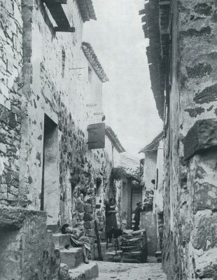 San Marino, 1931, Faetano, San Marino. Straat te Faetano