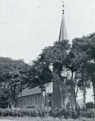 Friesland, 1931, Wieuwerd, De kerk te Wieuwerd