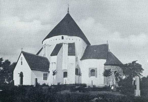 Bornholm. Osterlarskerk op Bornholm