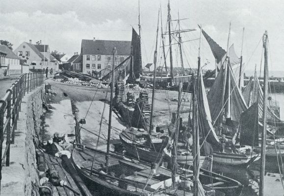 Denemarken, 1931,  Allinge, Bornholm. Haven van Allinge op Bornholm