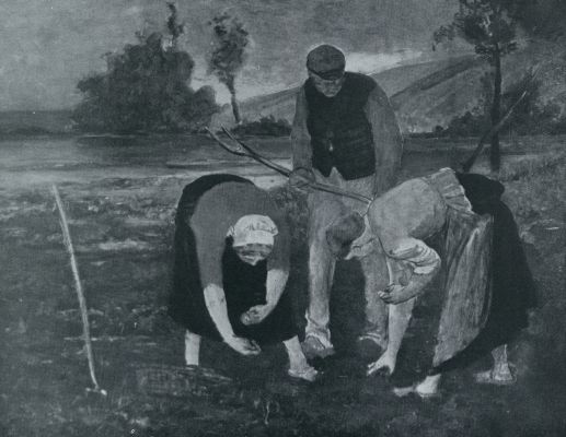 Honderd jaren Belgische kunst. Constantin Meunier (1831-1905). Les Arracheuses de Pommes de Terre