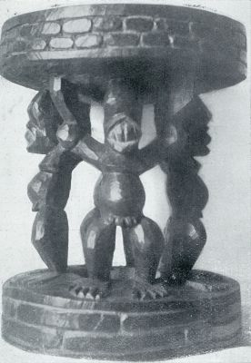 Afrika, 1931, Onbekend, De Bamilik's. Bamilik-stoeltje