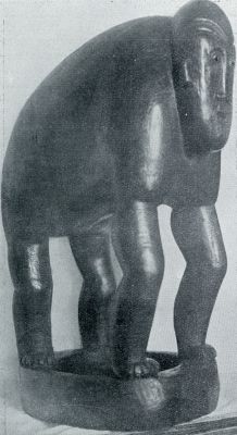 Afrika, 1931, Onbekend, De Bamilik's. Bamilik-houtsnijkunst chimpans