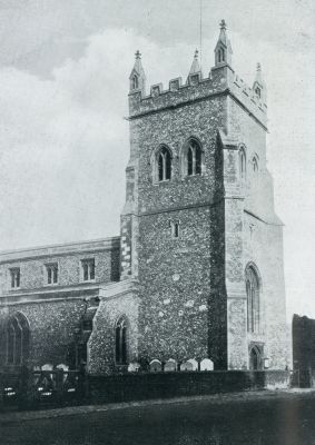 Engeland, 1932, Amersham, Door Buckinghamshire. Buckinghamshire. St. Mary's Church te Amersham