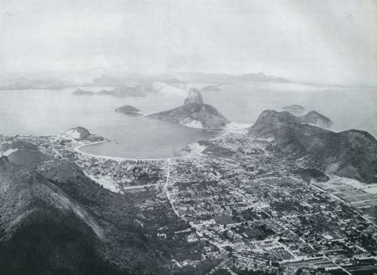 Brazili, 1932, Rio de Janeiro, RIO DE JANEIRO IN VOGELVLUCHT