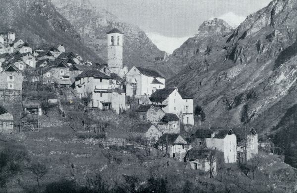 Zwitserland, 1932, Corippo, CORIPPO IN HET VERZASCA-DAL