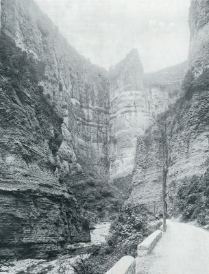 Frankrijk, 1932, Onbekend, TOEGANG TOT DE GORGES DU CIANS (DPARTEMENT DES ALPES MARITIMES)