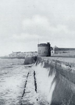 Zeeland, 1932, Vlissingen, LANGS DEN NOORDZEE BOULEVARD TE VLISSINGEN