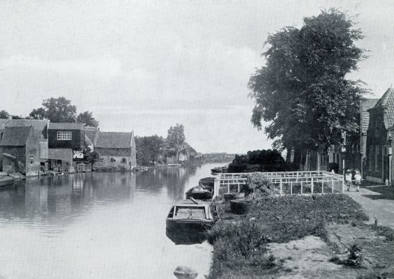 Zuid-Holland, 1932, Katwijk aan den Rijn, DE OUDE RIJN TE KATWIJK-BINNEN