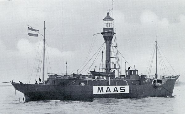 Onbekend, 1932, Onbekend, HET LICHT IN DEN NACHT. HET LICHTSCHIP MAAS