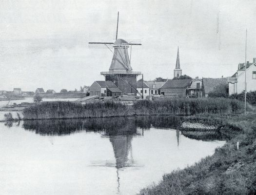 Zuid-Holland, 1932, Ouderkerk aan den Ijssel, DE IJSEL BIJ OUDERKERK AAN DEN IJSEL