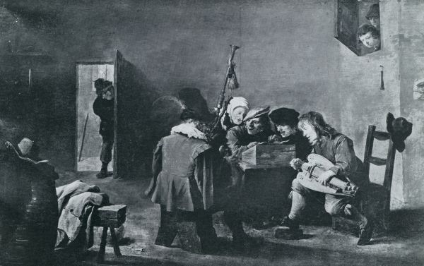 Onbekend, 1932, Onbekend, BOERENCONCERT DOOR DAVID TENIERS DE JONGE (16101690). Tentoongesteld door E. J. van Wisselingh & Co. te Amsterdam op de keuze-tentoonstelling van Hollandsche en Vlaamsche schilderkunst der XVIIe eeuw, van 20 Juli tot 20 Augustus 1932